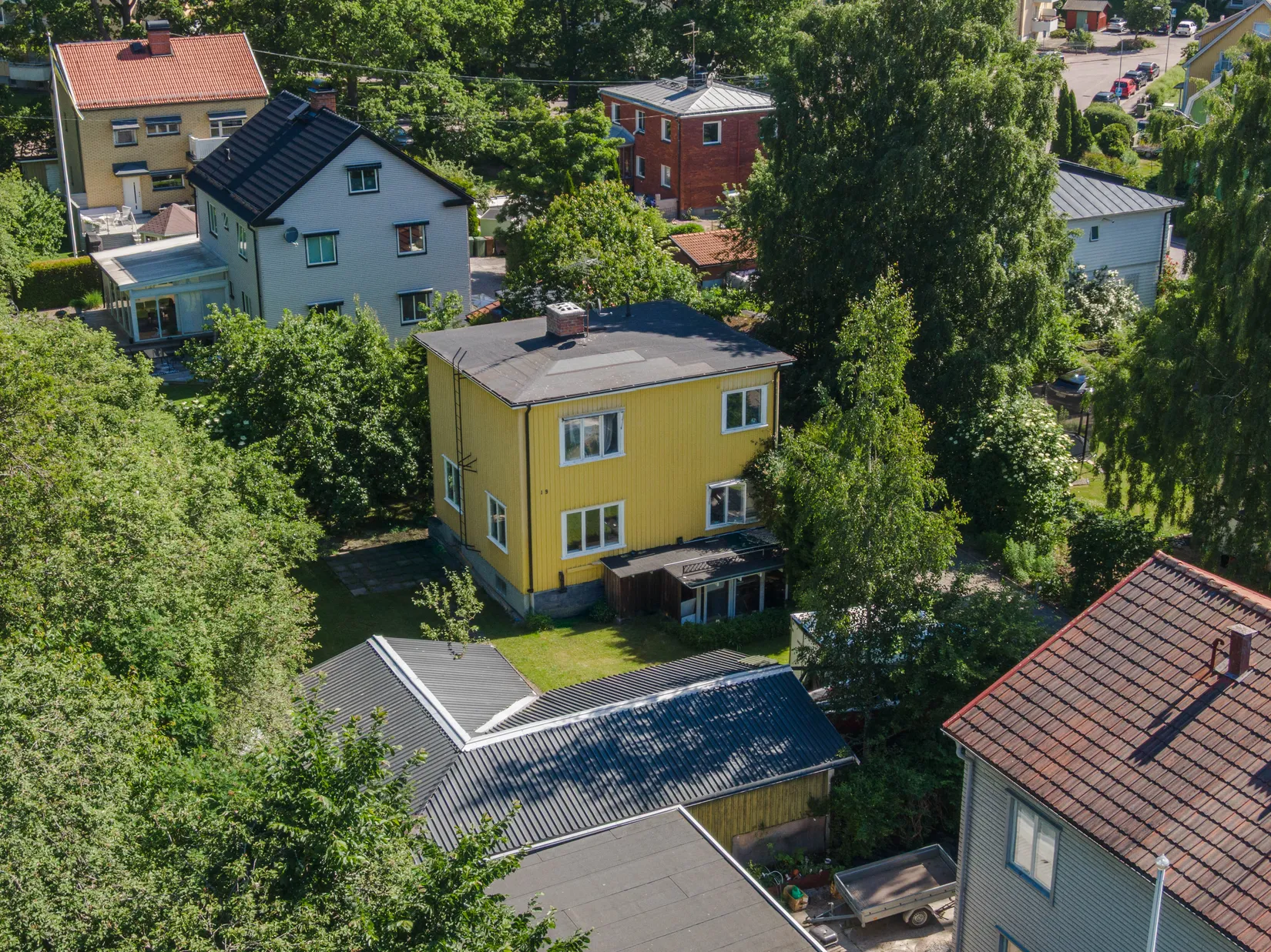 Villa, Skrågatan 19, Kristiansborg, Västerås