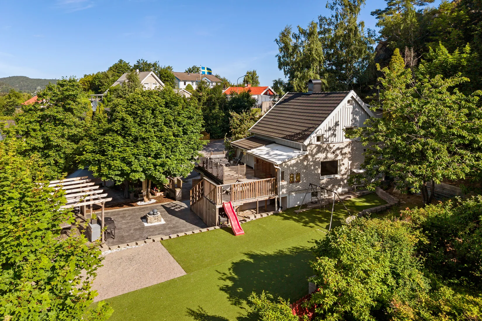 Villa, Borgaråsvägen 4, Lilla Edet Centrum, Lilla Edet