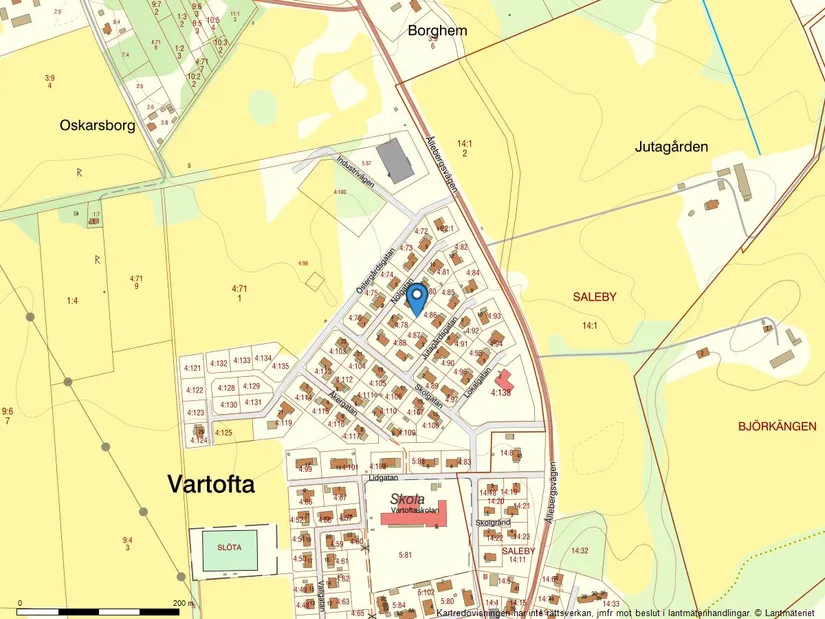 Villa, Nolgatan 6, Vartofta, Falköping