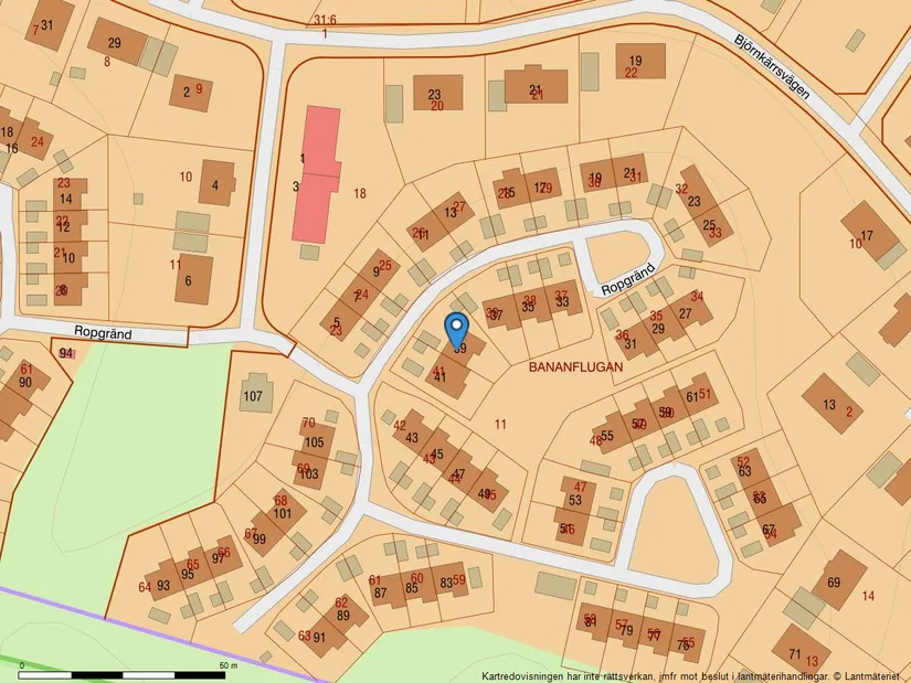 Radhus, Ropgränd 39, Skarpäng, Täby