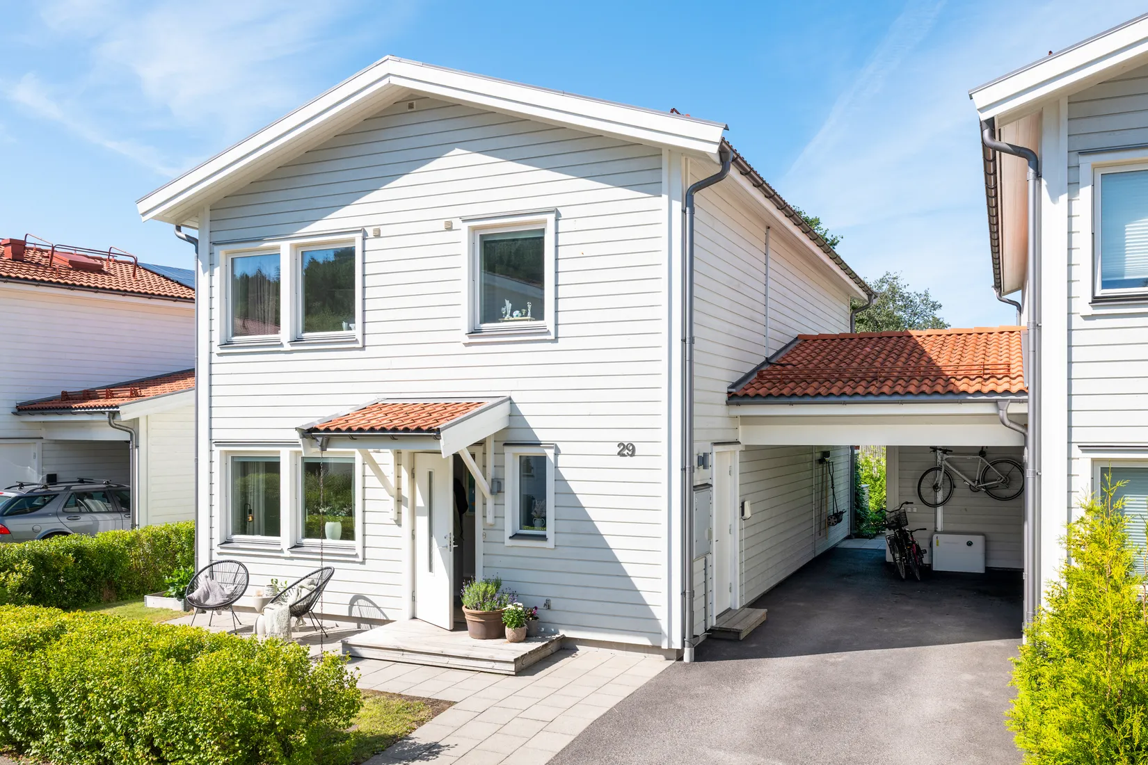 Radhus, Bråta Mossevägen 29, Lerum-Lilla Bråta, Lerum