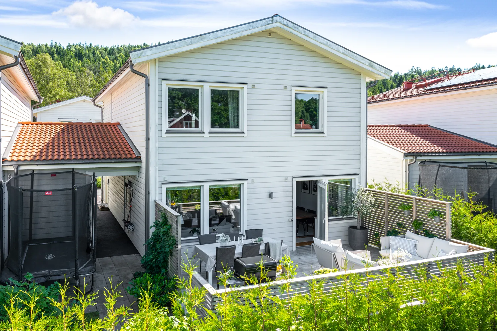 Radhus, Bråta Mossevägen 29, Lerum-Lilla Bråta, Lerum