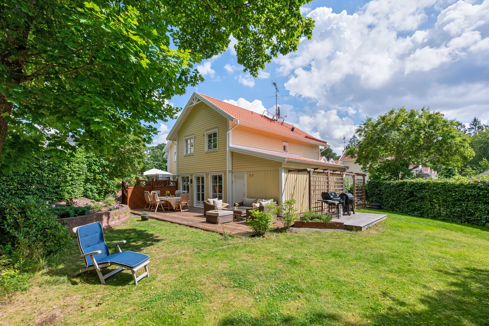 Radhus, Blomsterkungsvägen 191, Hässelby Norra Villastad, Stockholm