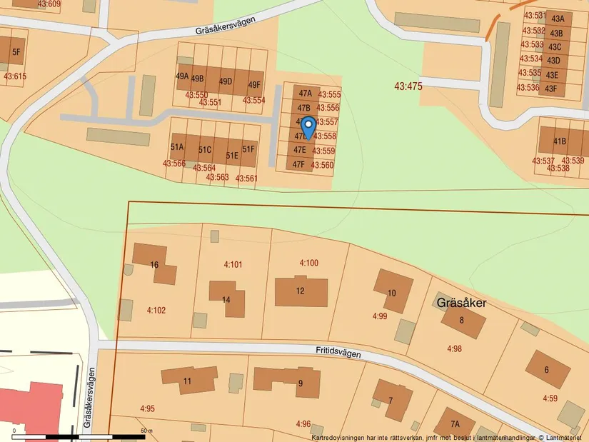 Radhus, Gräsåkersvägen 47D, Ekerö Gräsåker, Ekerö