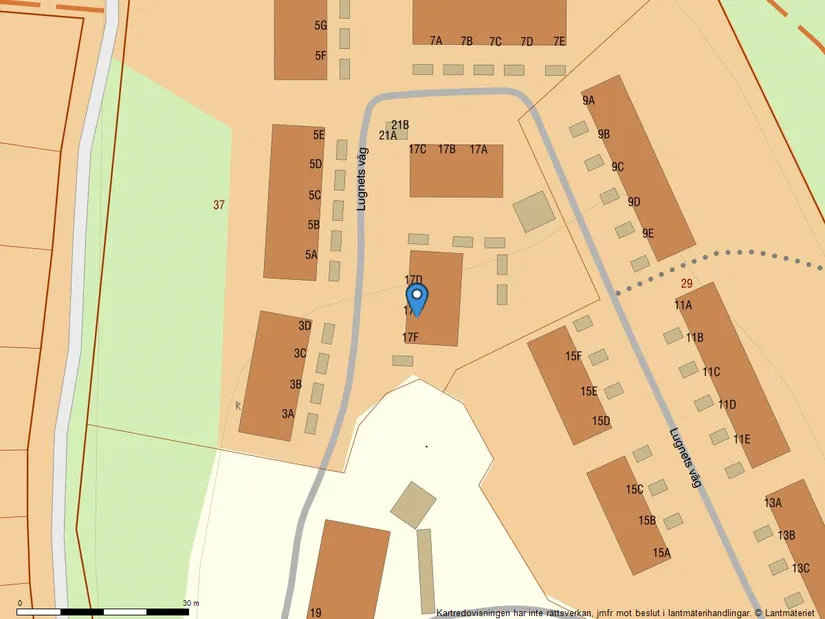 Bostadsrätt, Lugnets väg 17E, Östra Lugnet, Växjö