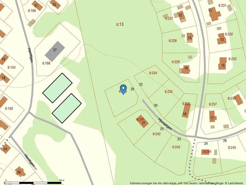 Tomt, Hjortstigen 29, Höga kusten, Kramfors