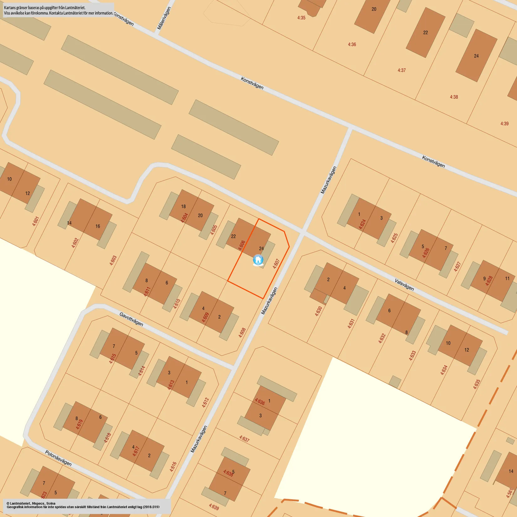 Radhus, Spelmansvägen 24, Kungsängen - Brunna, Upplands-Bro
