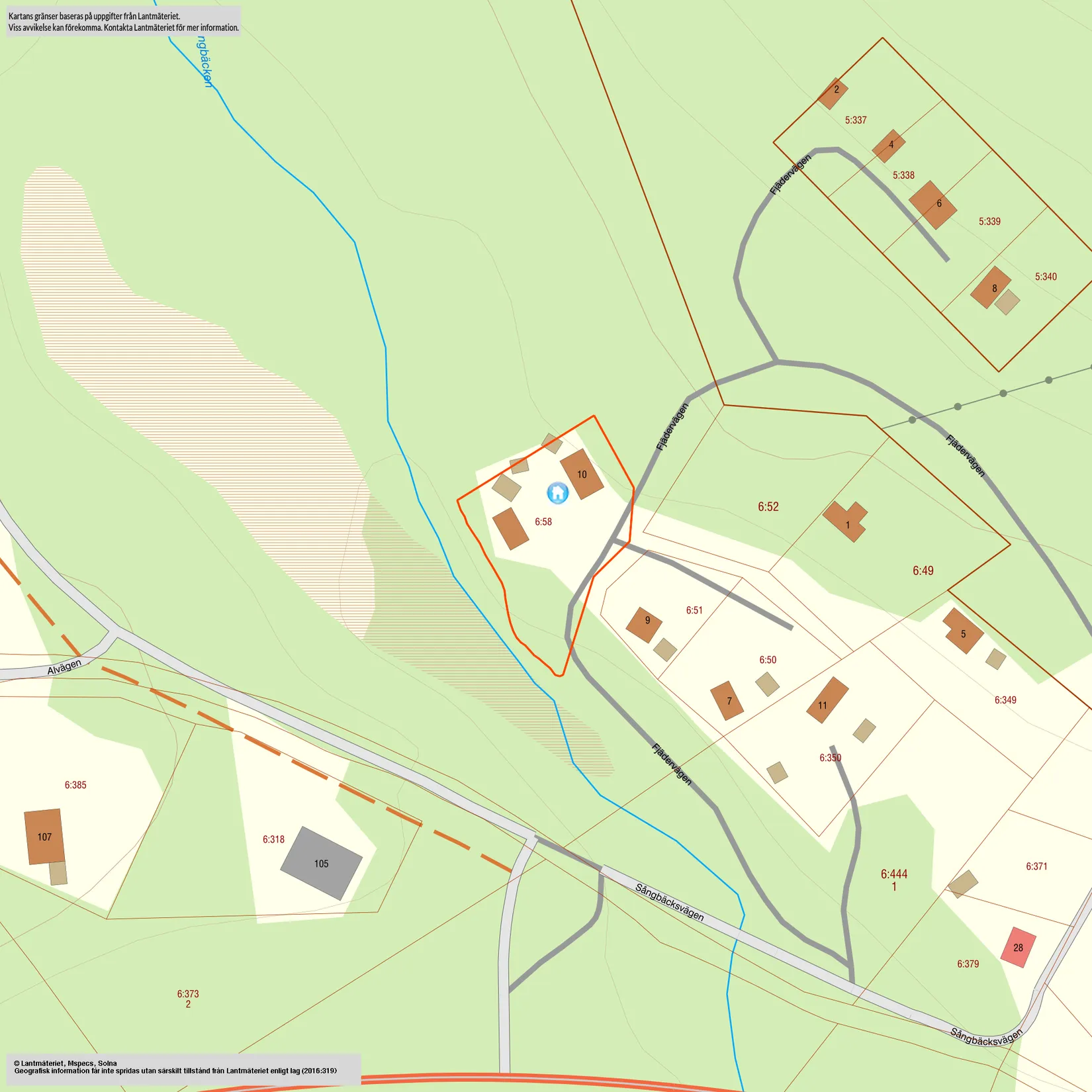 Fritidshus, Fjädervägen 10, Storhogna, Berg