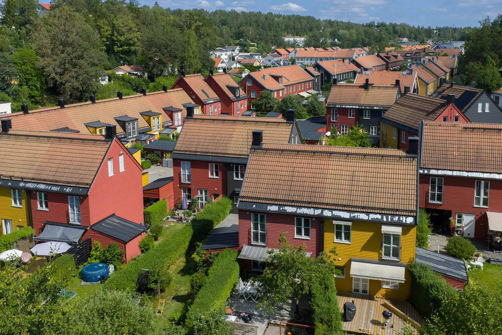 Radhus, Petunievägen 5B, Tullinge Trädgårdsstad, Botkyrka