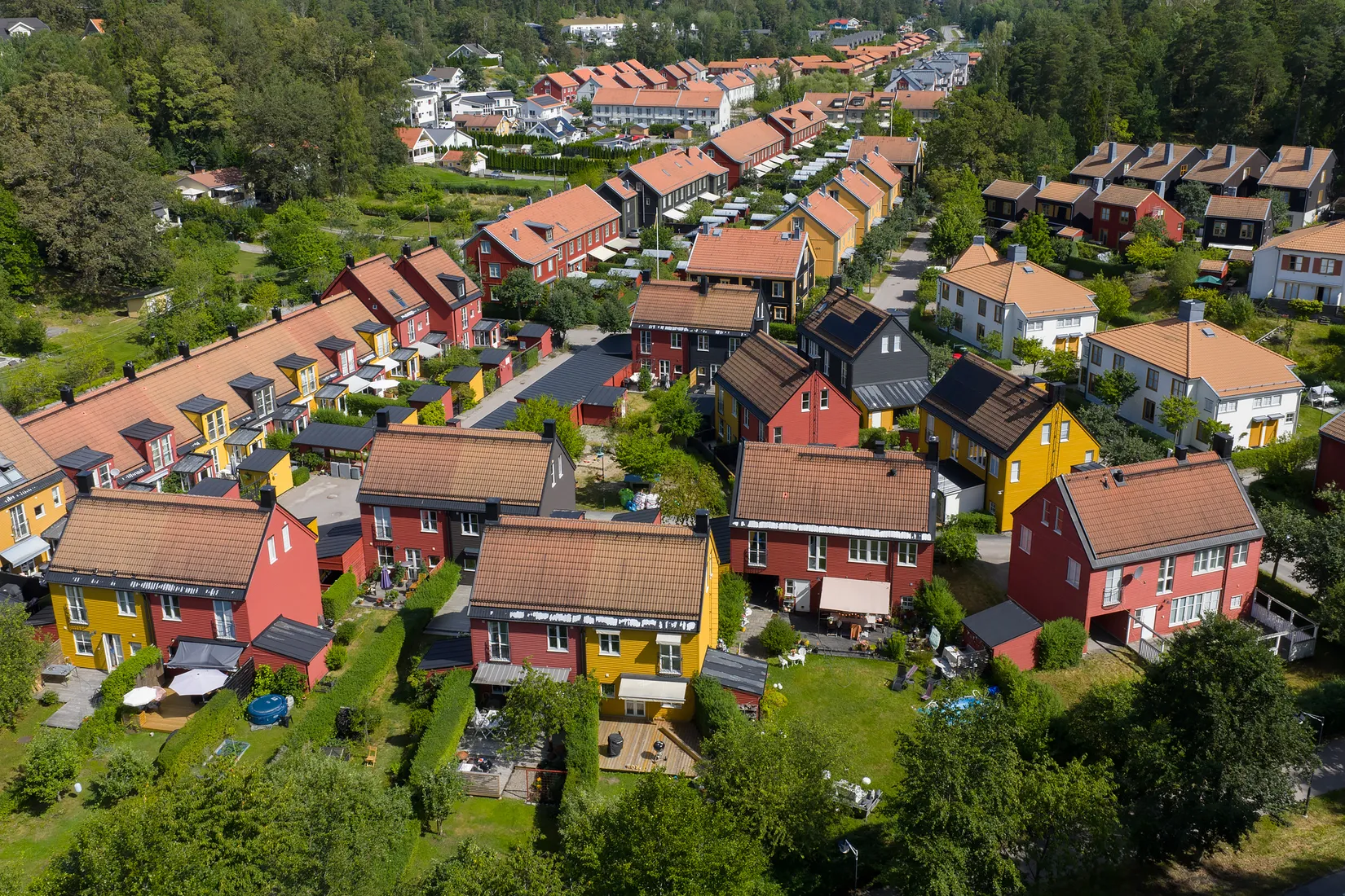 Radhus, Petunievägen 5B, Tullinge Trädgårdsstad, Botkyrka