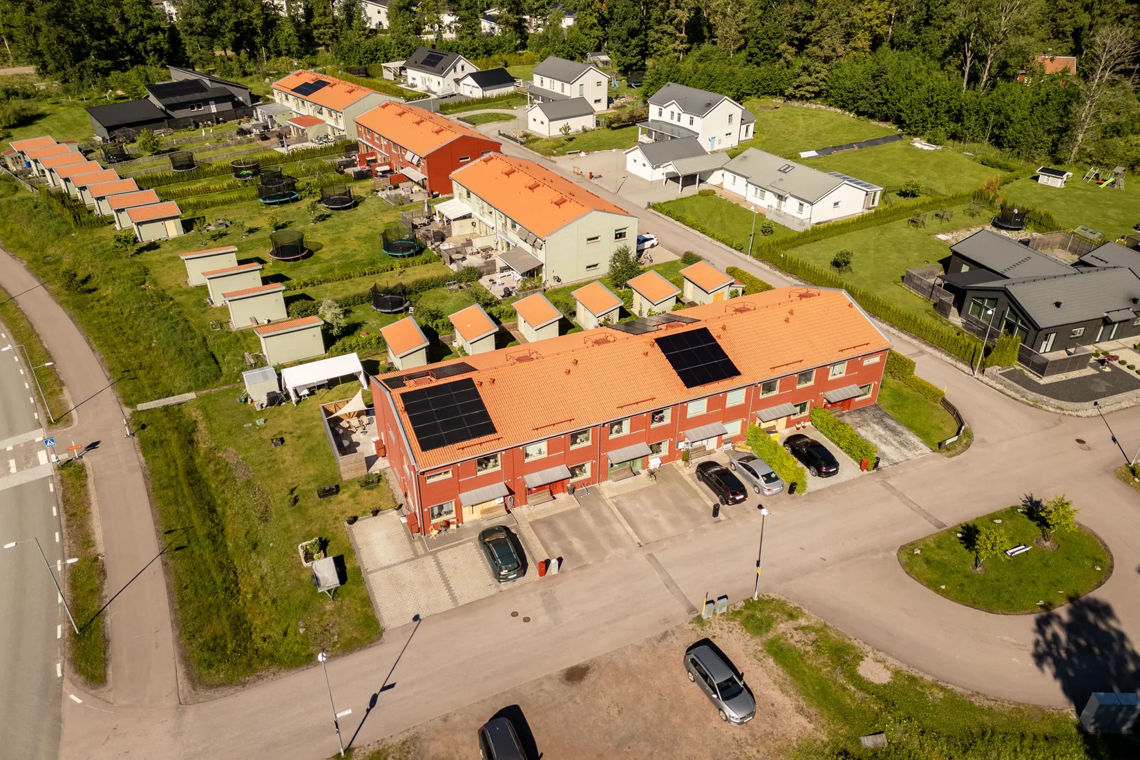 Radhus, Fåfänganvägen 5, Gäddeholm, Västerås