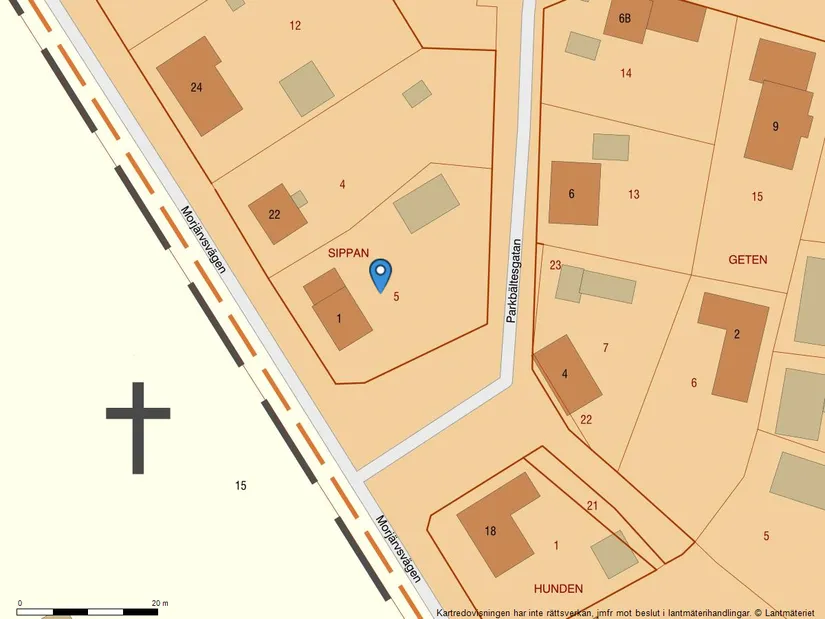 Villa, Parkbältesgatan 1, Centrum, Kalix