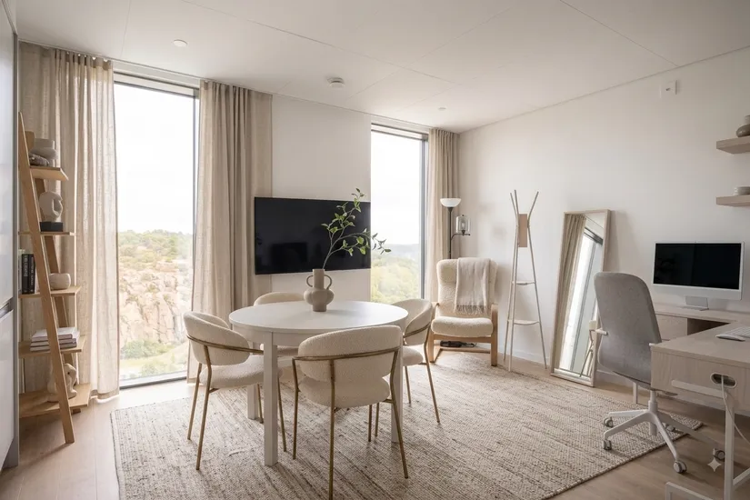 Bostadsrätt, Lodjursstråket 1 (Karlatornet vån 22), Lindholmen, Göteborg