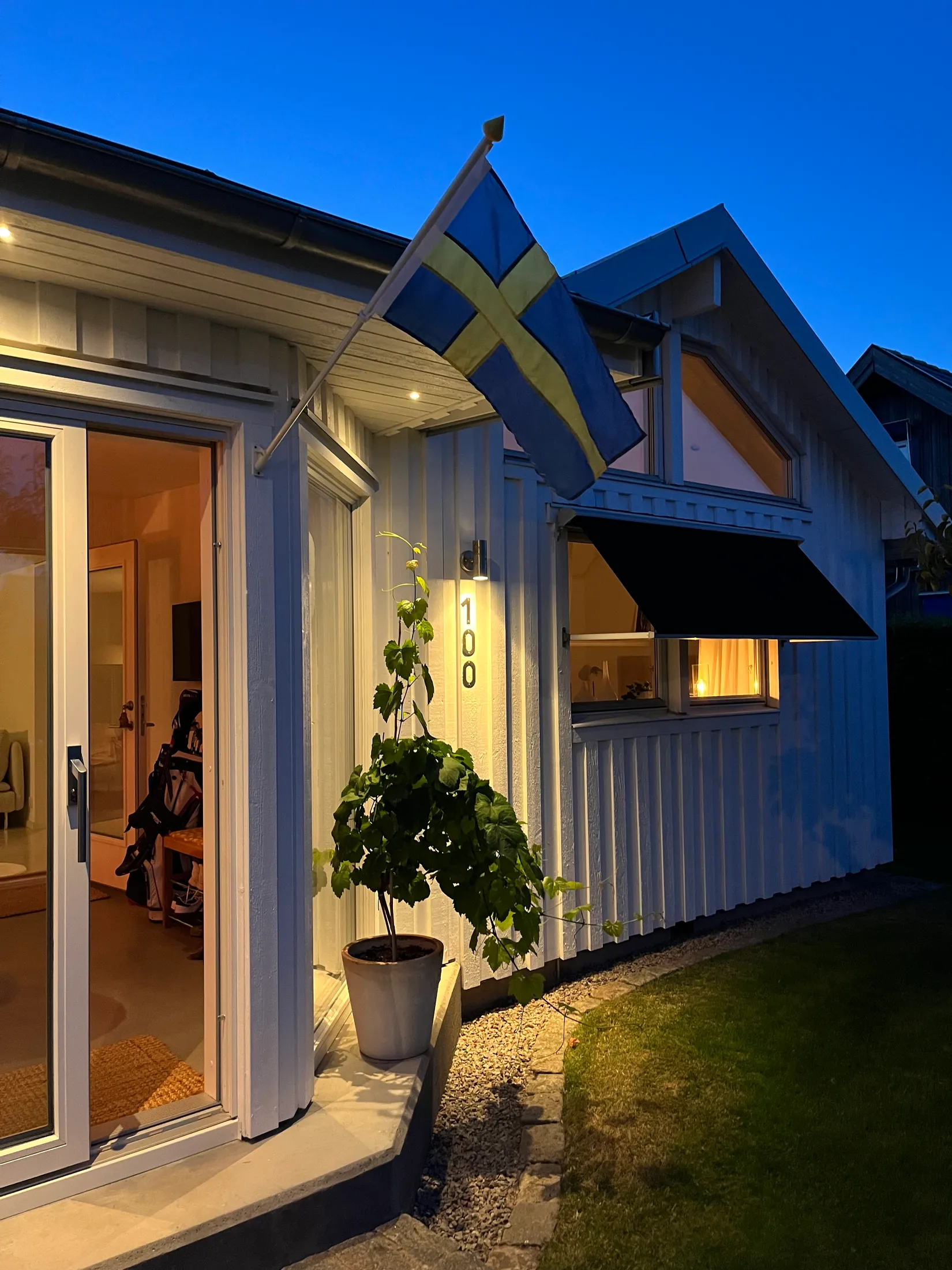 Fritidshus, Koloniföreningen Måsen 100, Halmstad