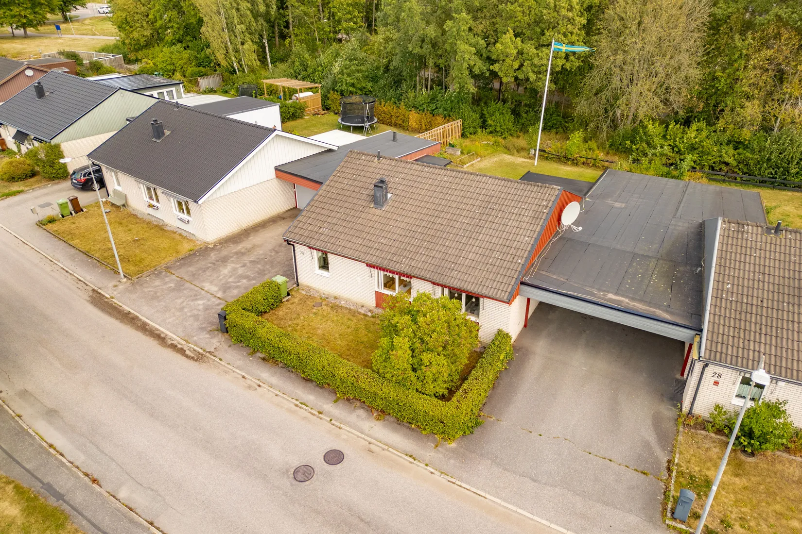 Radhus, Bäckgatan 30, Korsängen, Enköping