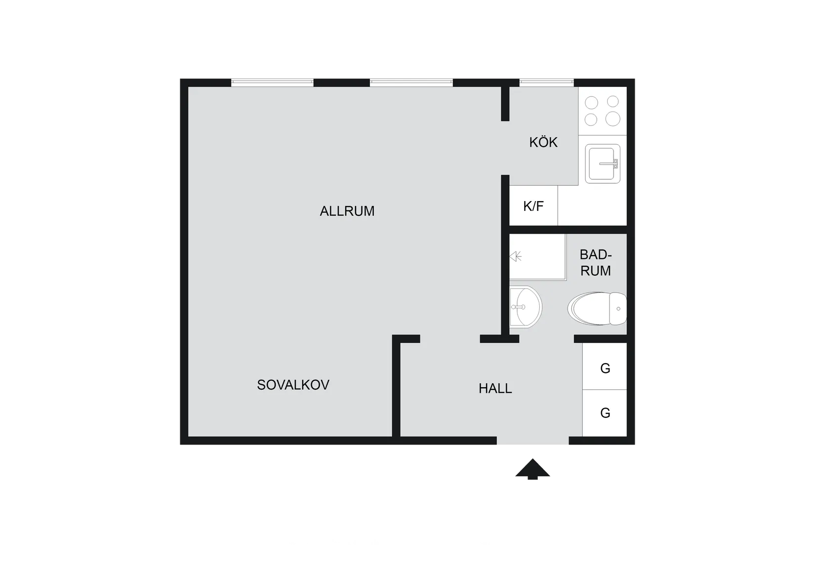 Bostadsrätt, Svartbäcksgatan 83A, Svartbäcken, Uppsala