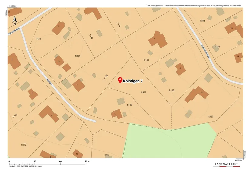 Tomt, Kolstigen 7, Ingarö - Långvik, Värmdö