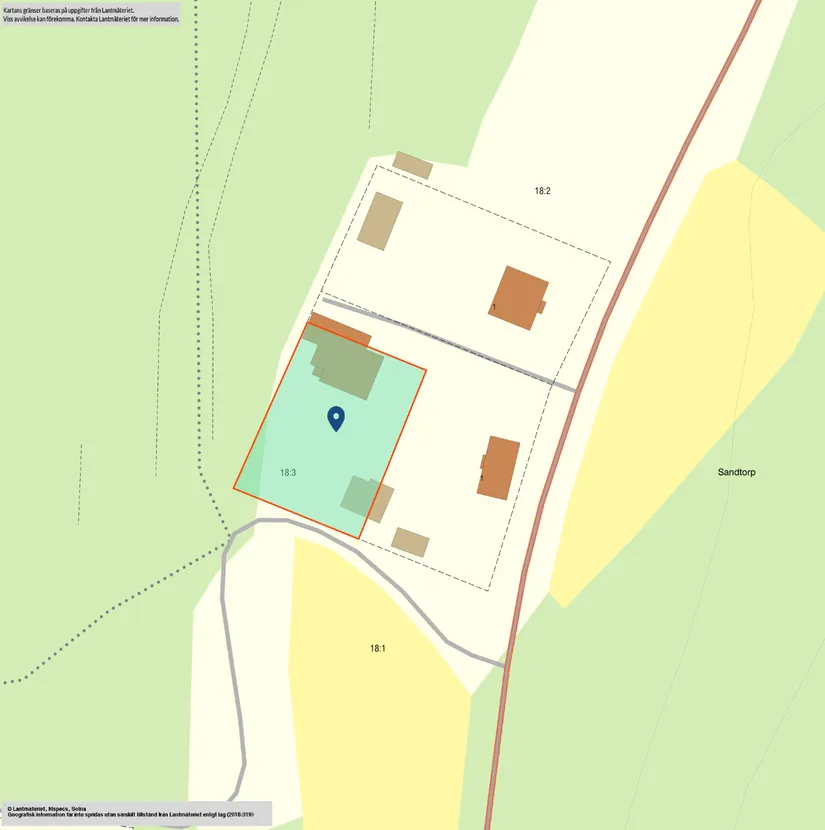 Villa, Sandtorp Torpet, Sandhem, Mullsjö