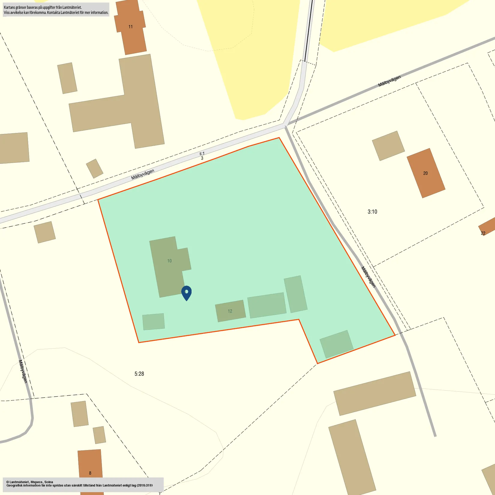 Fritidshus, Mälbyvägen 10, Mälby, Norrtälje