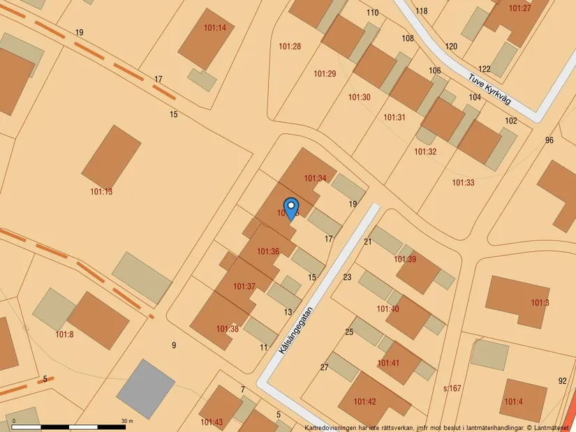 Radhus, Kålsängegatan 17, Tuve, Göteborg