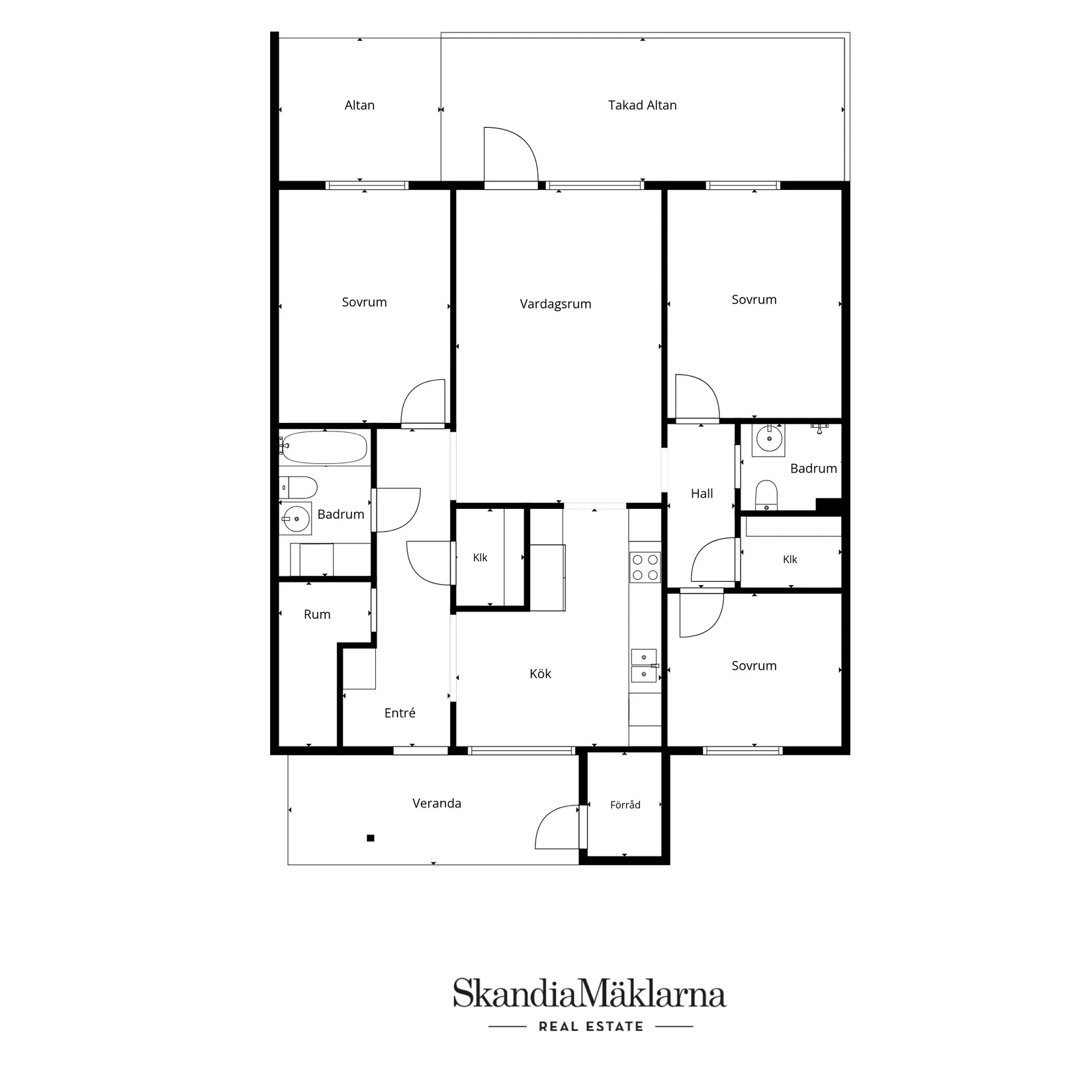 Radhus, Solkullegatan 3A, Centralt, Tidaholm