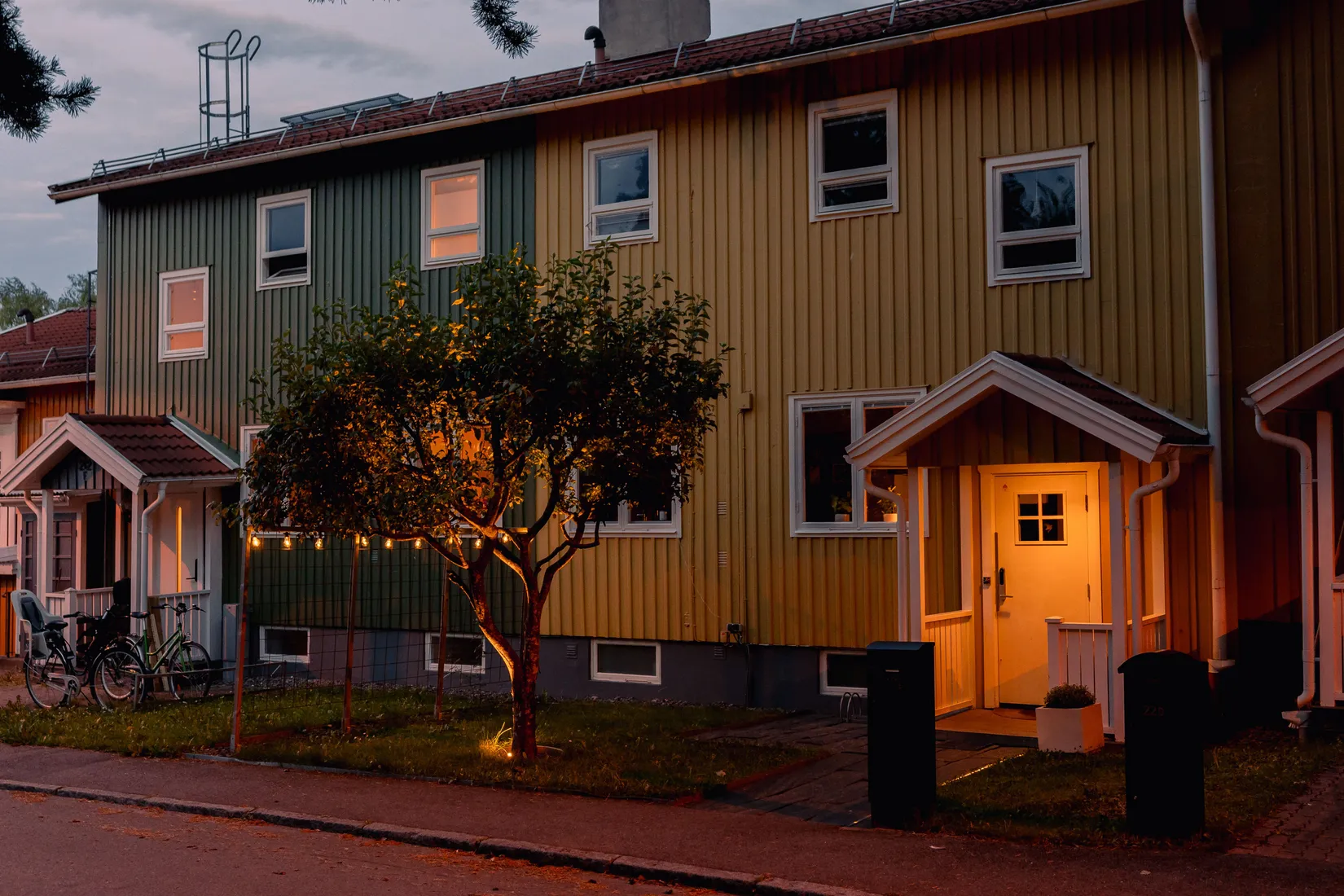 Radhus, Majorsgatan 22E, Villastaden, Gävle