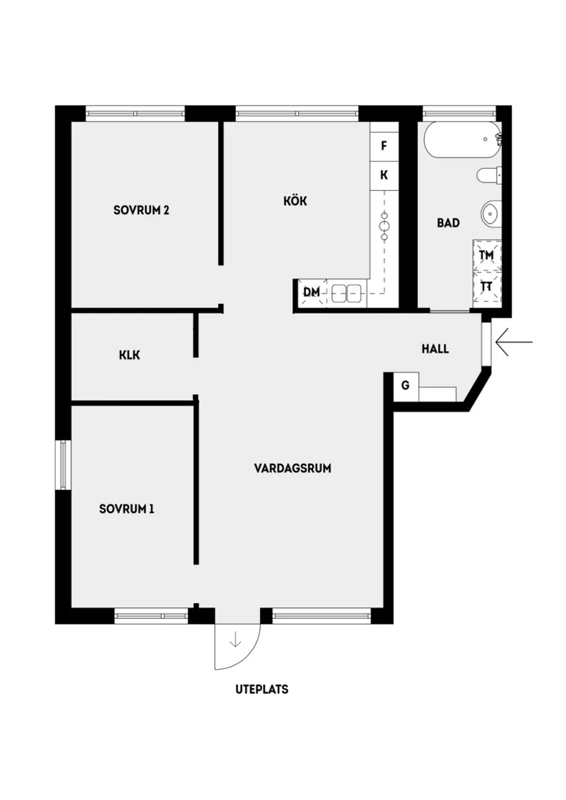 Bostadsrätt, Näsbylundsvägen 16, Roslags Näsby, Täby