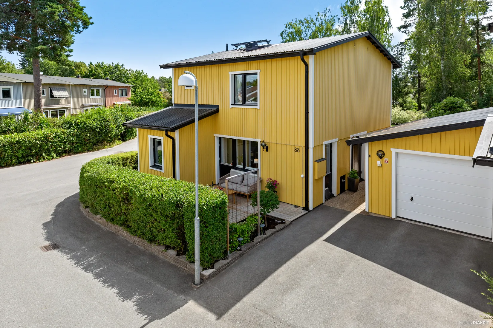 Radhus, Litsbyvägen 88, Skarpäng, Täby