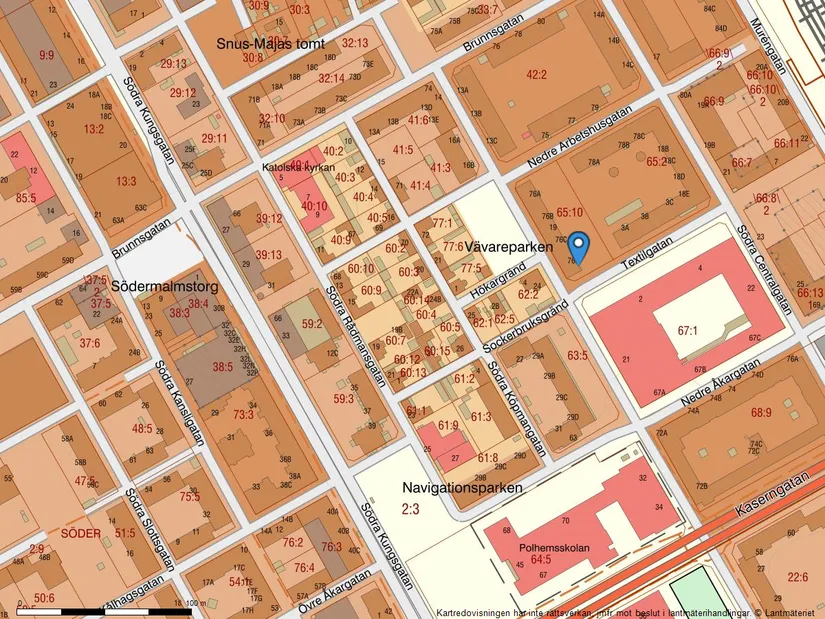 Bostadsrätt, Nedre Arbetshusgatan 76D, Söder, Gävle