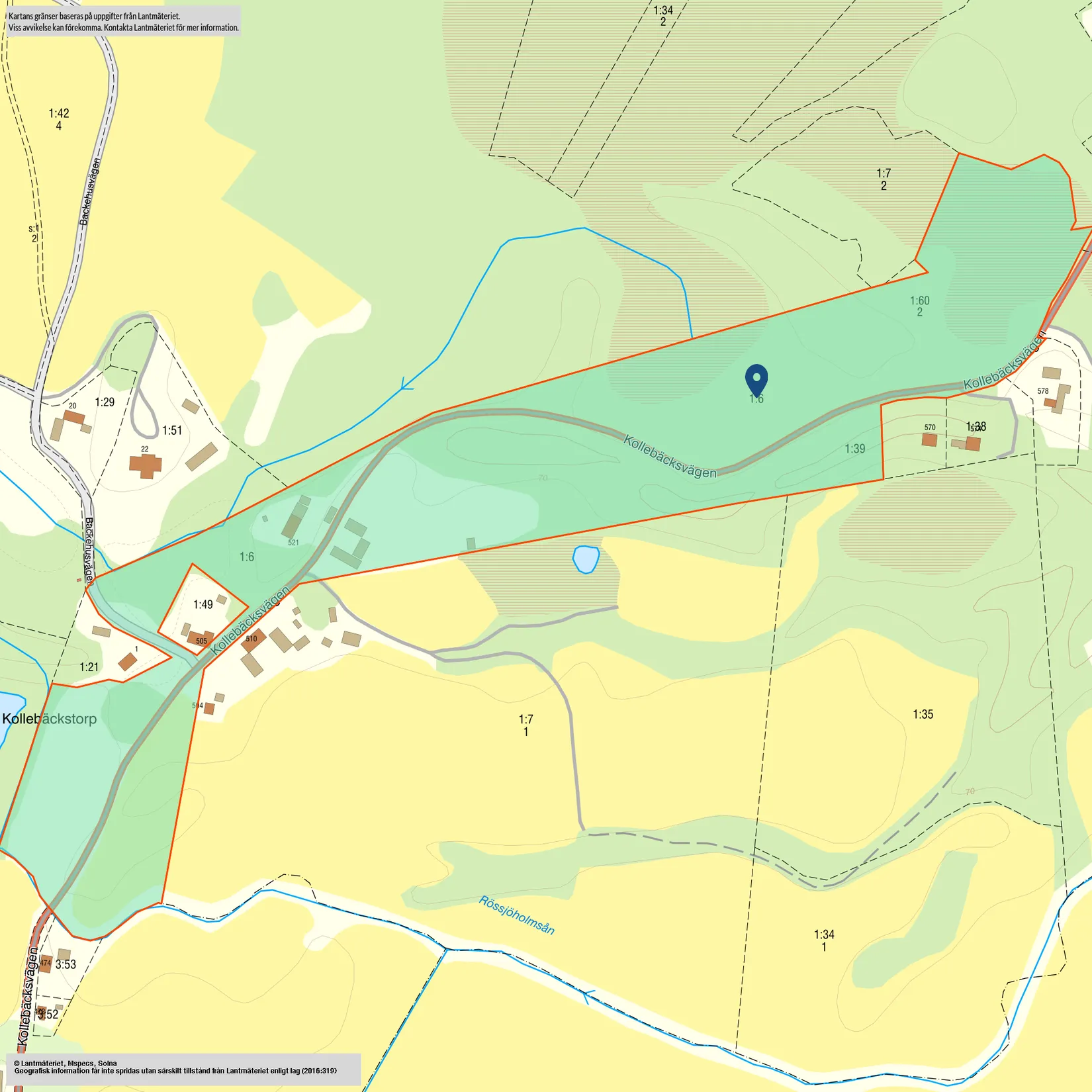 Gård/Skog, Kollebäcksvägen 521, Kollebäckstorp, Ängelholm