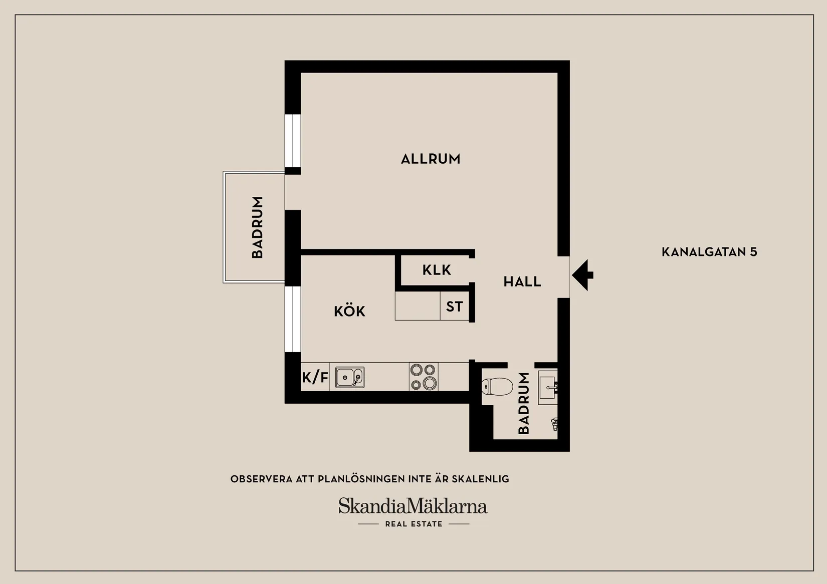 Bostadsrätt, Kanalgatan 5, Nässjö