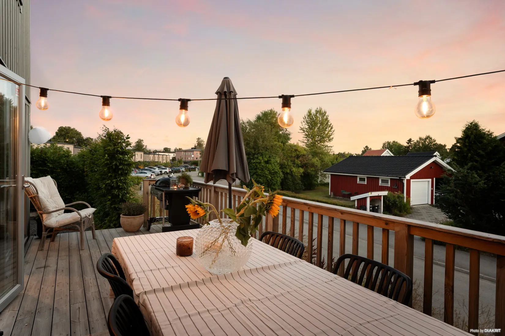 Radhus, Blockhusvägen 1, Skarpäng, Täby