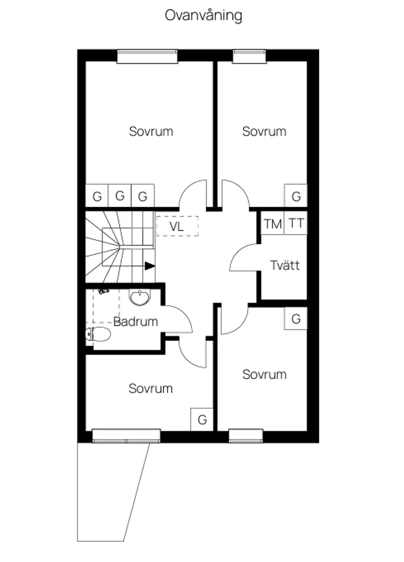 Radhus, Blockhusvägen 1, Skarpäng, Täby