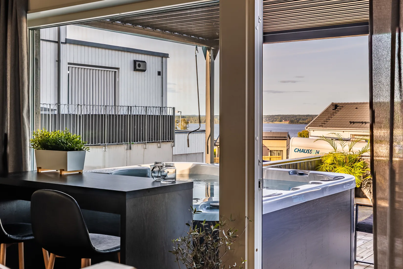 Radhus, Skogsbruksvägen 17F, Stockfallet, Karlstad