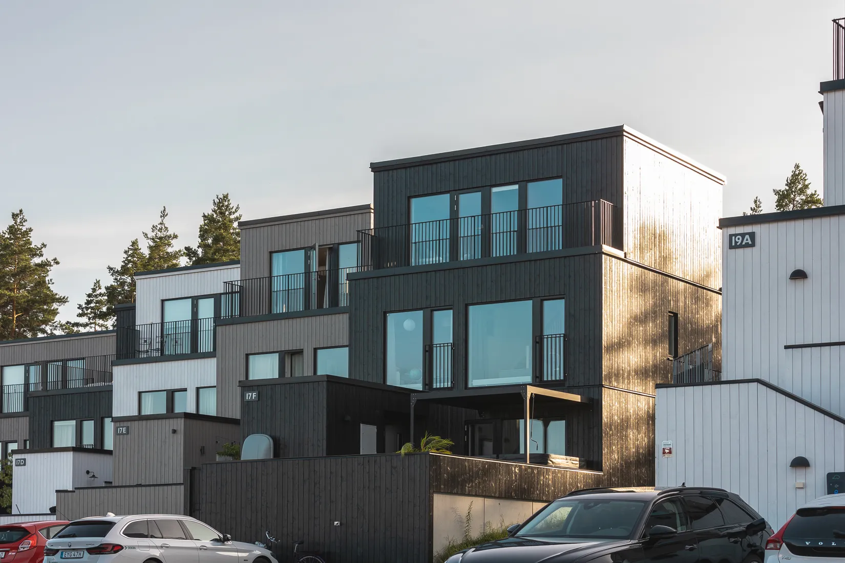 Radhus, Skogsbruksvägen 17F, Stockfallet, Karlstad