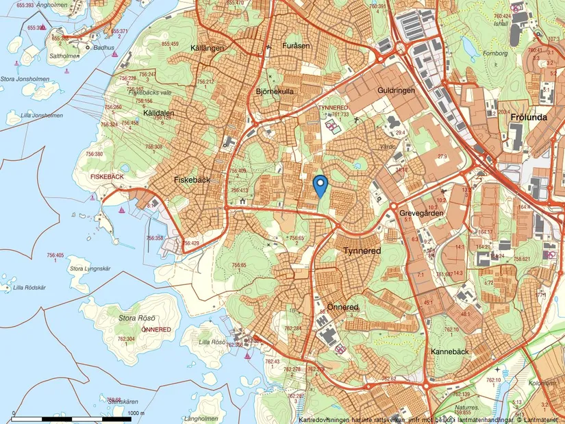 Radhus, Persikogatan 130, Bratthammar, Göteborg