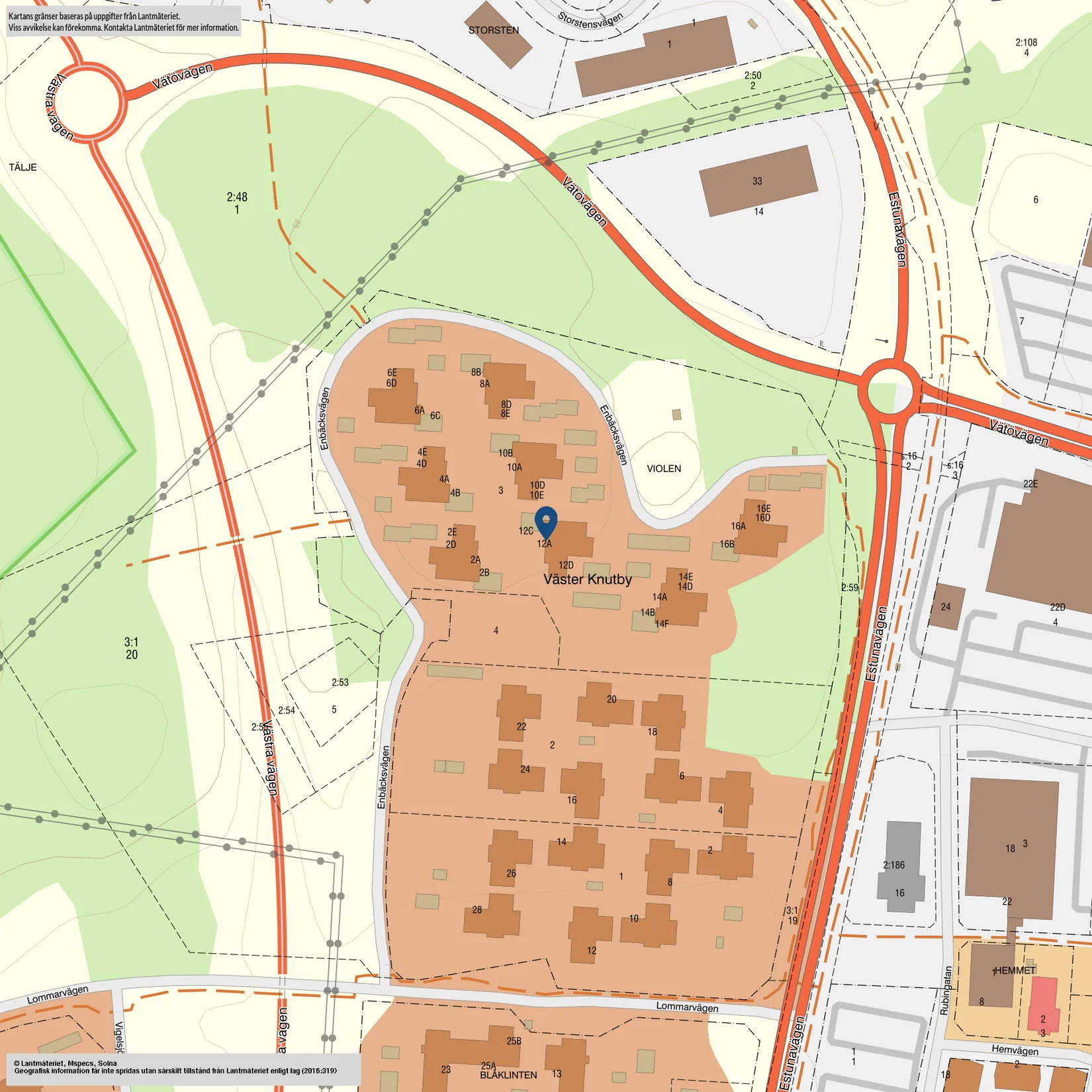 Bostadsrätt, Enbäcksvägen 12 A, Hiss, Väster Knutby, Norrtälje