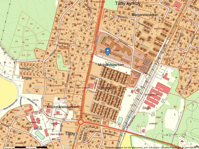 Bostadsrätt, Midgårdsvägen 20, Täby Kyrkby, Täby