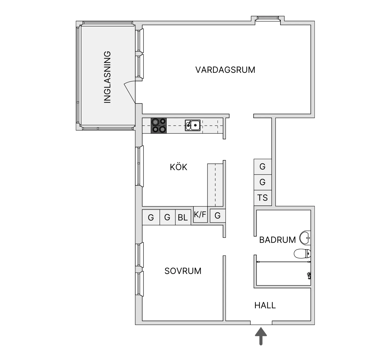 Bostadsrätt, Nyckelgatan 56, Sunnanå, Skellefteå
