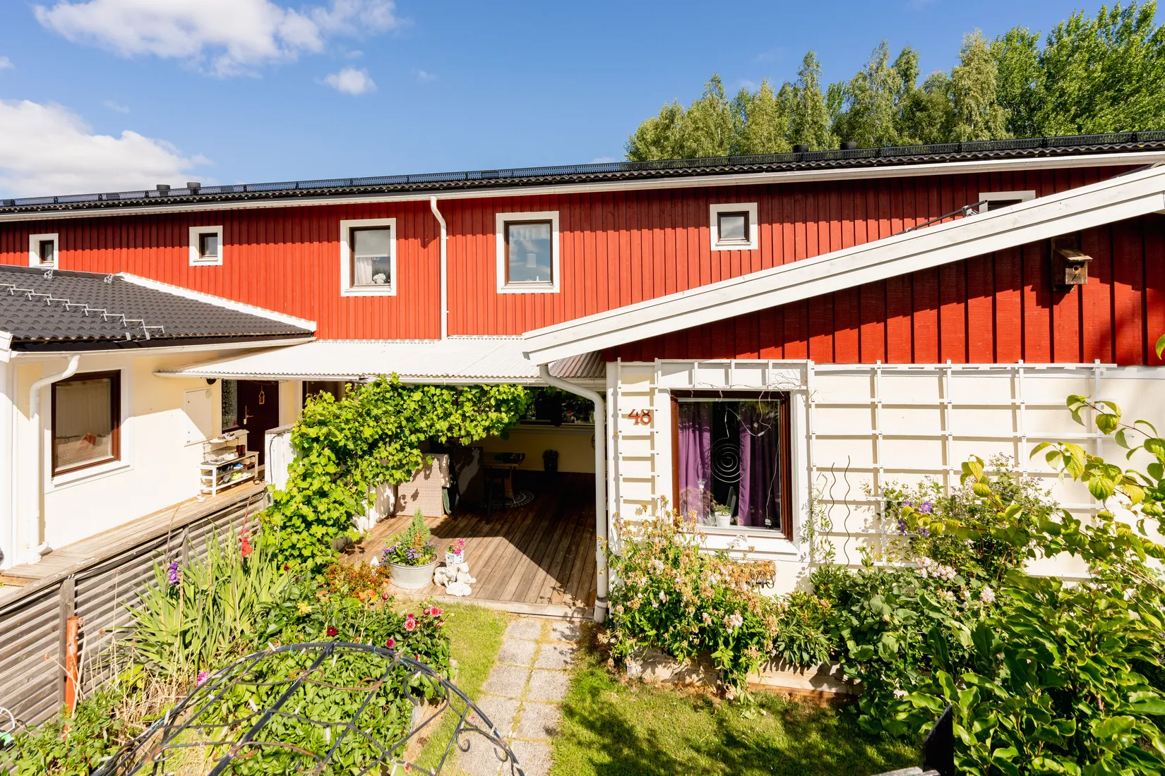 Radhus, Pukslagarvägen 48, Bomhus, Gävle