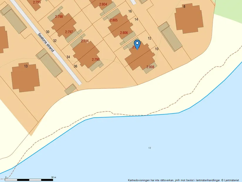Radhus, Seatons strand 12, Lerum - Aspenäs, Lerum