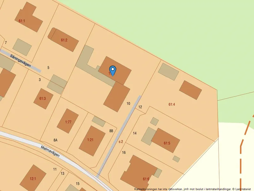 Villa, Malmavägen 10, Valsätra, Uppsala