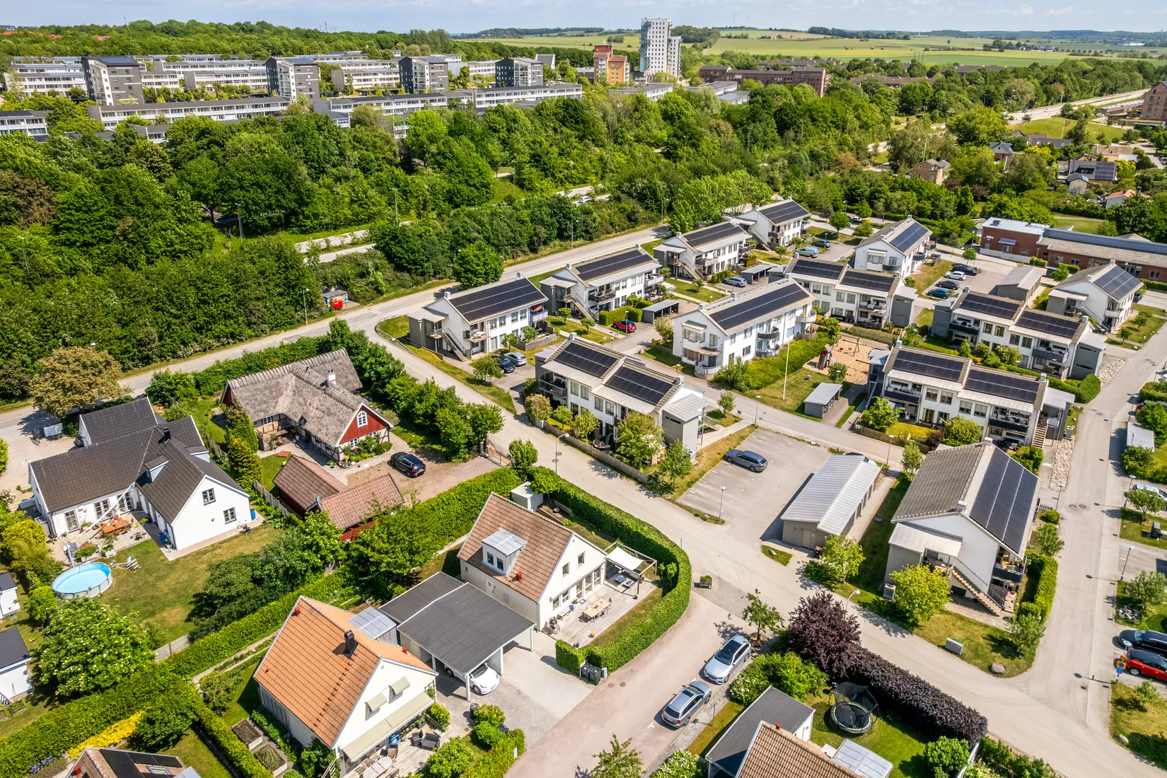 Villa, Tiondevägen 2, Råbylund, Lund
