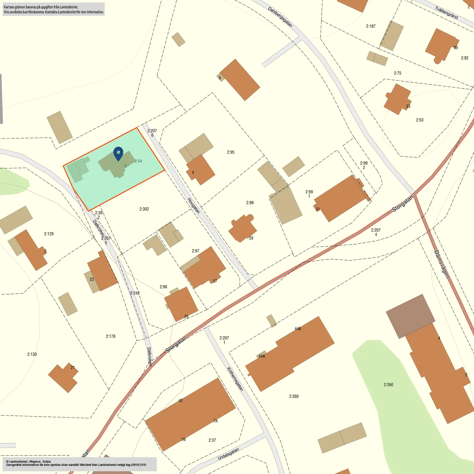 Villa, Hovgatan 5, Kristdala, Oskarshamn