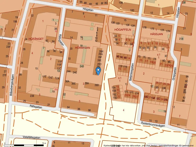 Radhus, Räfsgatan 26A, Kalkbrottet, Malmö