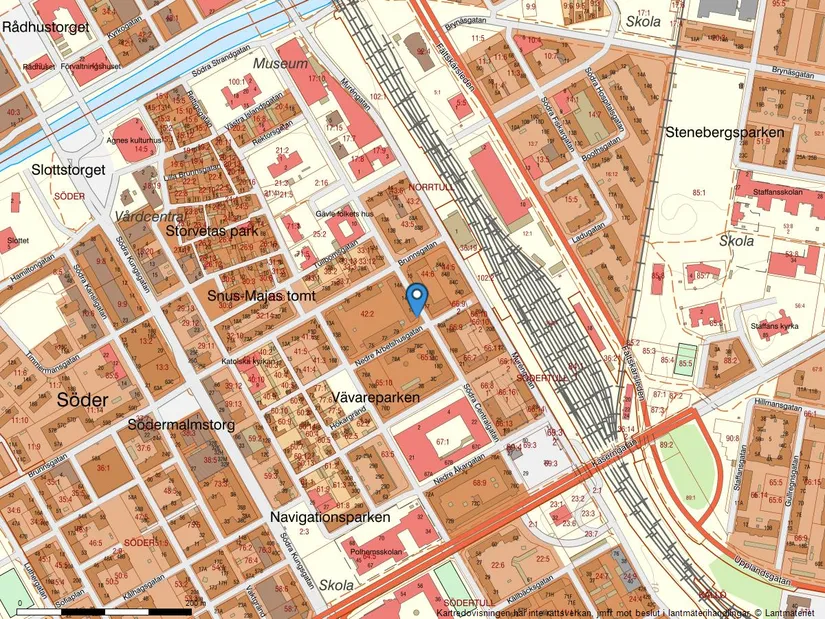 Bostadsrätt, Södra Centralgatan 14C, Söder, Gävle