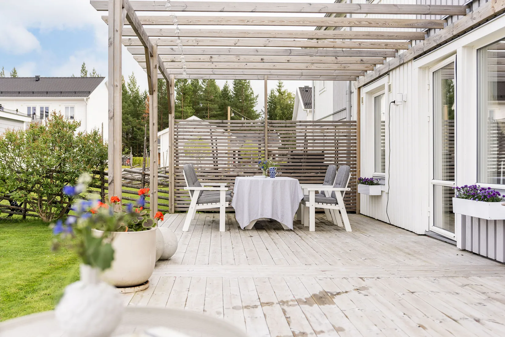 Radhus, Pilfinkvägen 4, Brittsbo, Östersund