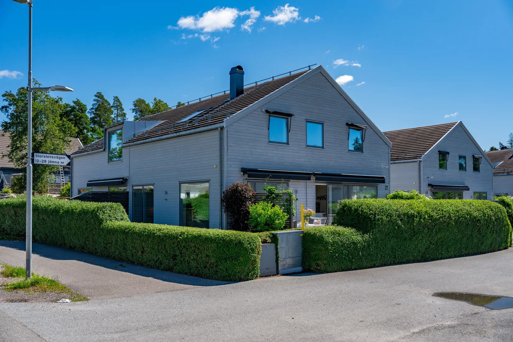 Radhus, Storstensvägen 12, Lindbacken, Uppsala