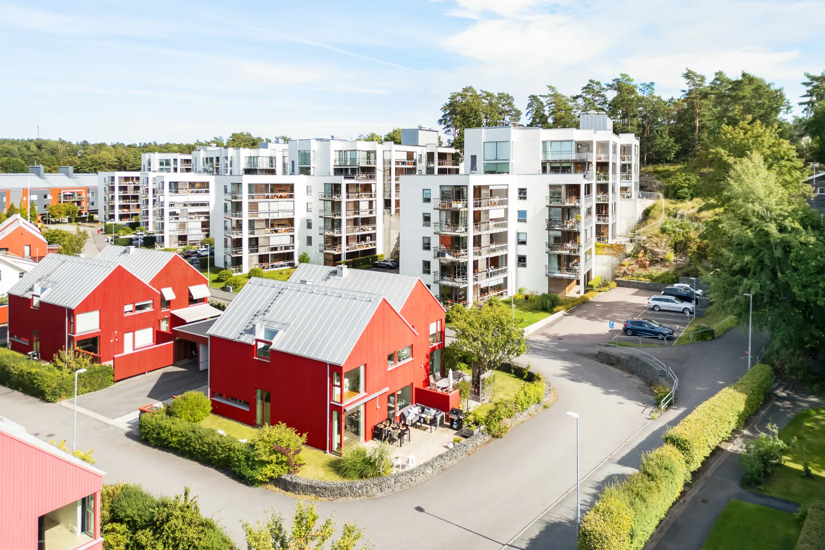 Radhus, Ida Charlottas väg 13, Mölnlycke - Centrum, Härryda