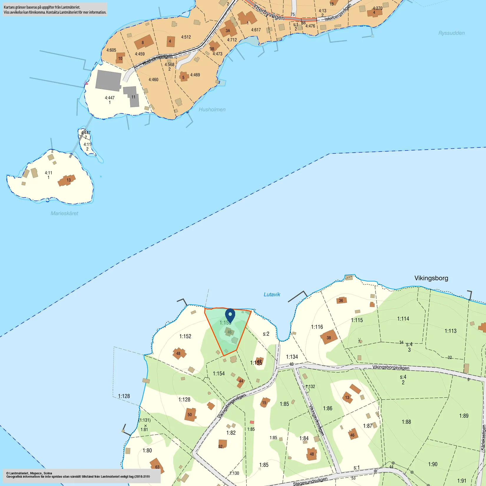 Fritidshus, Vikingsborgsvägen 46 Hästholmen, Hästholmen, Vaxholm